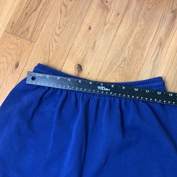 Y2K Fruit Of the Loom high rise Retro Navy Sweatpants & Denim Pocket size Med - Picture 9 of 15